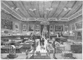 Binnen in het Palais de l