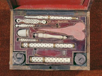 Instrumentenkist voor vaccinaties, ca. 1820