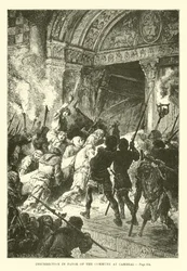 Opstand ten gunste van de Commune in Cambrai