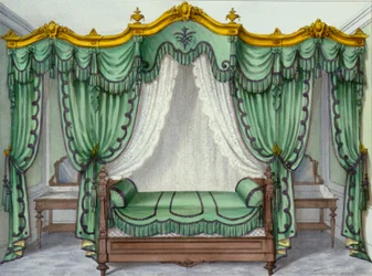 Interieur met meubels uit een Frans tijdschrift