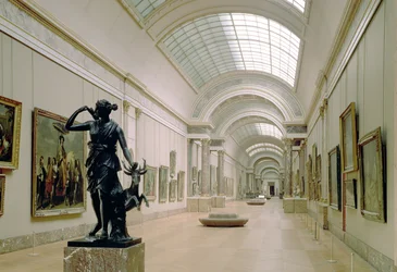 Interieur van de Grande Galerie, 16e-19e eeuw
