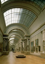 Interieur van de Grande Galerie, 16e-19e eeuw