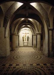 Interieur van de Kathedraal van Metz (Moselle)
