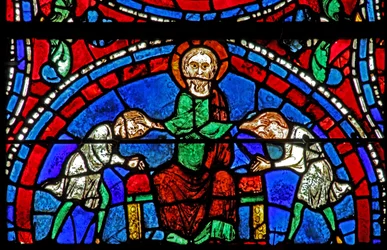 Jakob zegent Efraïm en Manasse