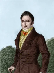 Jacques Lafitte (1767-1844), Franse bankier en politicus - gravure in 