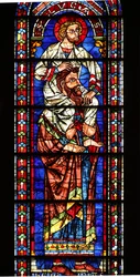 Jeremia met St. Lucas op zijn schouders