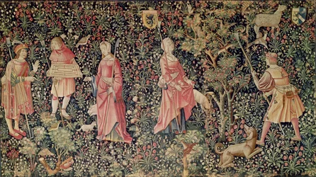 Jeu de Marelle et Cueillette de Fruits, Loire Werkplaats, 1510