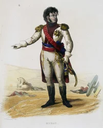Joachim Murat (Gioacchino Murat) (1767-1815), maarschalk van Frankrijk en koning van Napels - in "Plutarque Français"