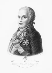 Jan VI van Portugal (gravure)