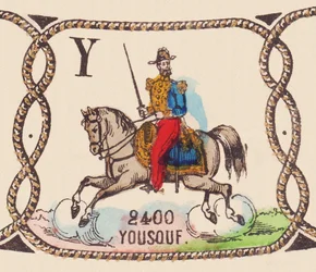 Joseph Vantini (1808-1866) Franse generaal genaamd Yousouf, rond 1860