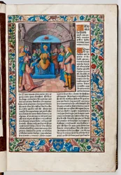 Josephus presenteert zijn boek aan keizer Vespasianus