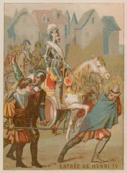 Koning Hendrik IV betreedt Parijs