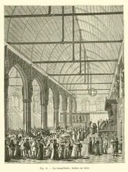 De Grote Zaal, verbrand in 1618