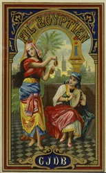 Label voor Egyptische draad