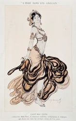 Dansende Lady Mac Leod, oftewel Mata Hari - in "La Vie Parisienne" van 24/06/1905 (gravure)