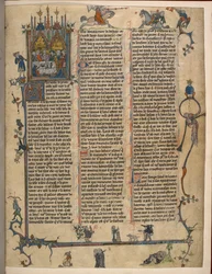 Lancelot-Grail (The Prose Vulgate Cycle), Add MS 10294/1 f.1dr