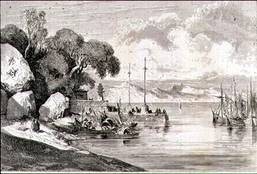 Aanlegsteiger in Macao, China