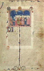 De auteur presenteert het boek, uit Coutumes de Toulouse