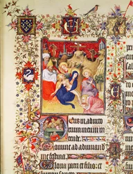 De Graflegging van Christus, uit de Grandes Heures de Duc de Berry, 1409