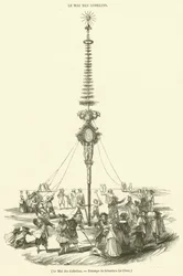 De Mei van de Gobelins, Prent van Sebastien Le Clerc