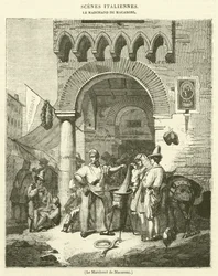 Le Marchand de Macaroni (gravure)