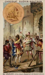 Lodewijk III van Frankrijk en de moord op Concino Concini, markies d