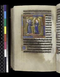 MS 300 f.274v, Collecten, preken en lessen voor de Aankondiging, uit het Psalter en de Getijden van Isabella van Frankrijk, Parijs, c.1265-70