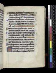 Uit de Psalter en Uren van Isabella van Frankrijk