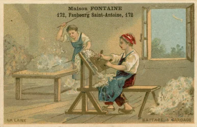Maison Fontaine handelskaart, dorsen en kaarden