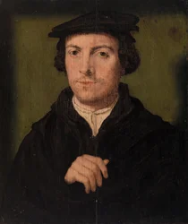 Man met Tam-O-Shanter