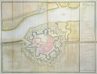 Kaart van Sas van Gent, Nederland