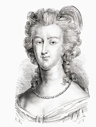 Marie Antoinette, uit Histoire de France, gepubliceerd ca. 1880