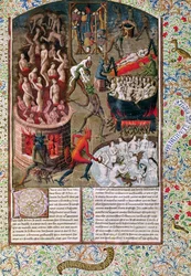 De Hel, uit de Franse vertaling van De Civitate Dei door St. Augustinus van Hippo (354-430)