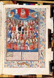 Paradijs, uit De Civitate Dei door St. Augustinus van Hippo (354-430)