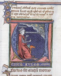 Ms 3469 Verlichting uit de Fysica door Aristoteles (384-322 v.Chr.)
