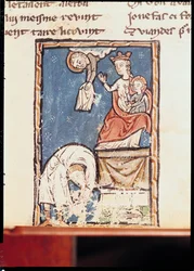Ms 3516 f.127 De jongleur van Notre Dame