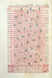 Ms 364 Een eeuwigdurende kalender, uit het Brevier van Mont-Cassin, laat 11e of begin 12e eeuw