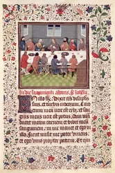 Ms 370 fol.184 Het Laatste Avondmaal