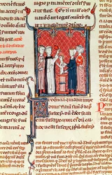 Doopscène, uit Decreten van Gratien
