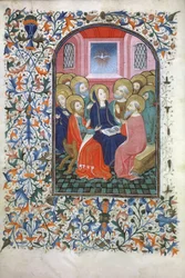 Ms Gen 288 f.23v Pinksteren, ca. 1460