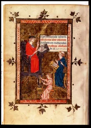 Ms. Lat. 14023 fol. 769 v. Antidoteles uit Canon van de Geneeskunde door Avicenna (Ibn Sina) (980-1037), vertaald door Gerard de Cremone (1114-87) ca. 1320