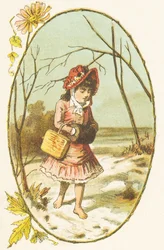 N: Nicole de kleine Niaise loopt Blootsvoets in de Sneeuw