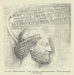 Naksh-i-Rustem, graf van Darius, hoofd van wachter