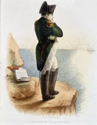 Napoleon op Sint-Helena - in "Plutarque Français"