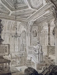 Studie in Neo-Renaissance stijl door C. Gosse