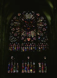 Noord transept raam