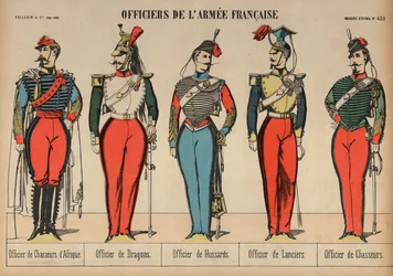 Officieren van het Franse leger