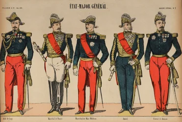 Officieren van de Franse generale staf