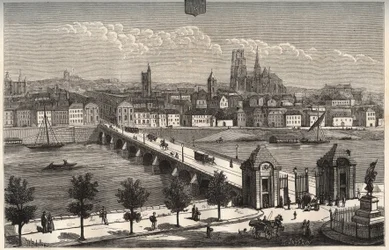 Orleans - Centre-Val de Loire - gravure in 