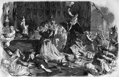 Orviette Burlesque Feest ter ere van het Heilig Sacrament van het Altaar. Volgens de woorden van twee nonnen Julienne de Mont-Cornillon en Eve genaamd de kluizenaar van Luik, had Paus Urbanus IV (Jacques Pantaleon (1195-1264) dit feest kort voor zijn dood 